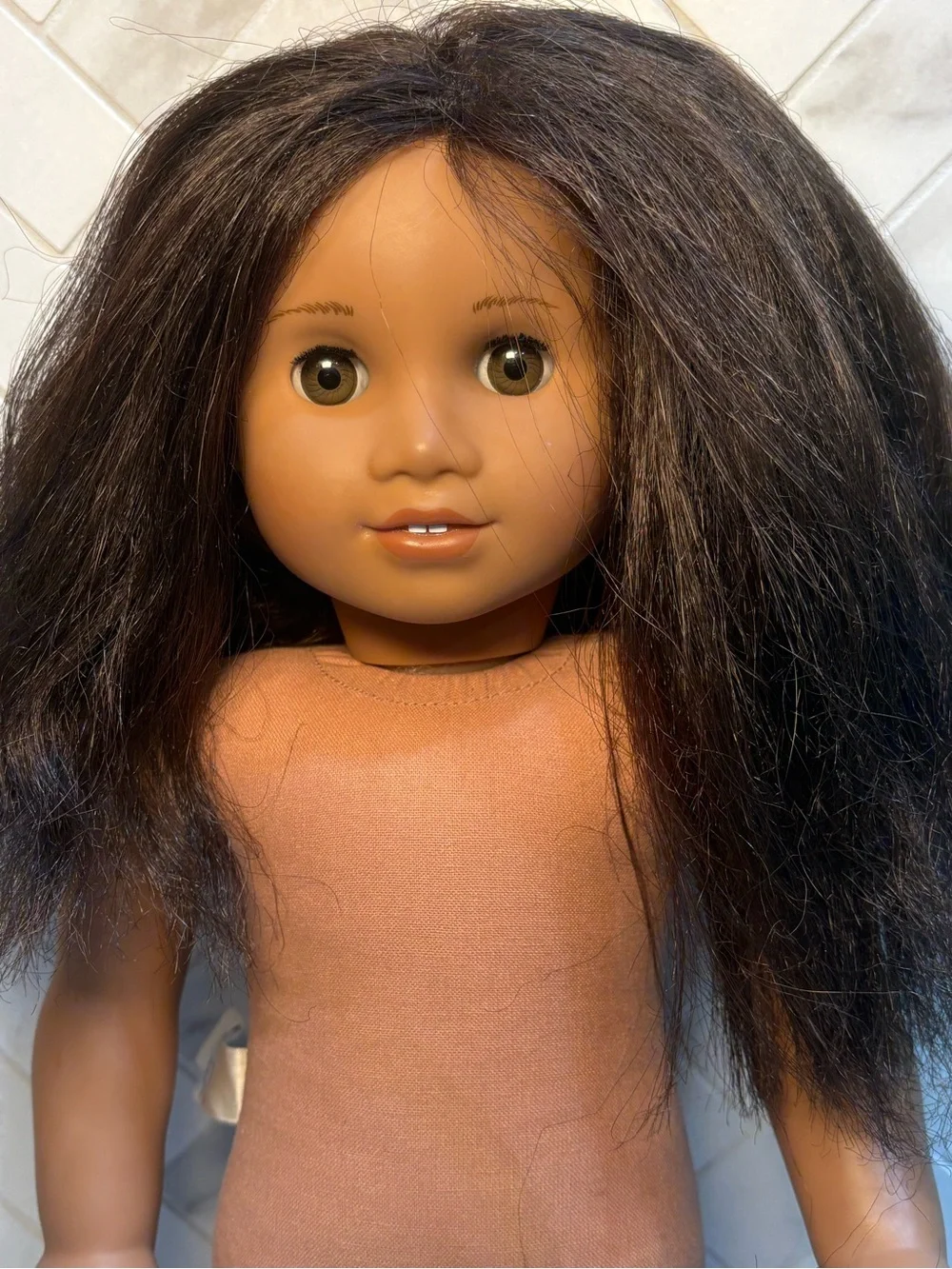 American Girl Truly Me 62 Doll with Amber Eyes and Dark Brown Hair 2014 HSA
